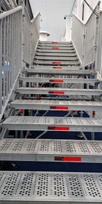Layher stairs in Rotterdam