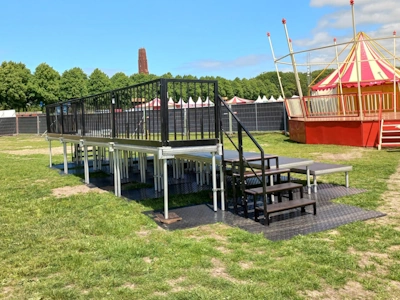 Stage stairs at stage