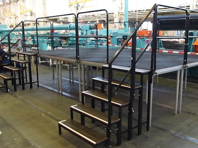 Stairs at platform