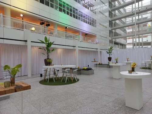 White Polysatin curtains